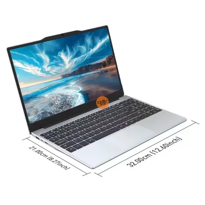 AUUSDA 14.1" Silver Laptop, N5100 2.8GHz, 8GB RAM 256GB SSD