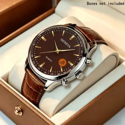 New 1PC Mscxdk Mens Luxury Quartz Watch With Analog — Quality & Neat